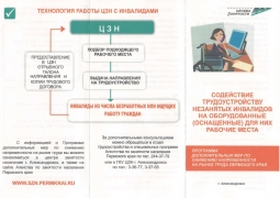 Технология работы Центра занятости населения с инвалидами