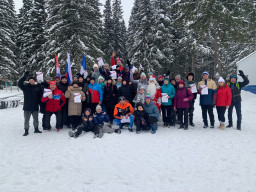 Лыжную новогоднюю гонку провели в Александровске