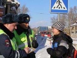 На территории района проводится рейдовое мероприятие "Внимание, пешеход!"