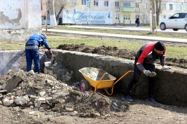 Начался второй этап проекта "Обустройство парка на территории городского дворца культуры»