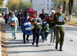 В Александровске простились с земляком, погибшем в ходе проведения СВО